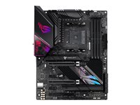 ASUS ROG STRIX X570-E GAMING WIFI II - Carte-mère - ATX - Socket AM4 - AMD X570 Chipset - USB-C Gen2, USB 3.2 Gen 1, USB 3.2 Gen 2 - Gigabit LAN, 2.5 Gigabit LAN, Wi-Fi 6, Bluetooth - carte graphique embarquée (unité centrale requise) - audio HD (8 canaux) 90MB19W0-M0EAY0