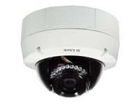 D-Link DCS 6513 Full HD WDR Day & Night Outdoor Dome Network Camera - Caméra de surveillance réseau - dôme - extérieur - à l'épreuve du vandalisme / résistant aux intempéries - couleur (Jour et nuit) - 3 MP - 2048 x 1536 - à focale variable - audio - LAN 10/100 - MPEG-4, MJPEG, H.264 - CC 12 V / PoE DCS-6513