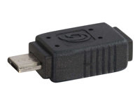 C2G USB Mini B to Micro B Adapter - Adaptateur USB - mini USB type B (F) pour Micro-USB de type B (M) - USB 2.0 - noir 81689