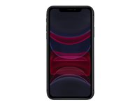 Apple iPhone 11 - Smartphone - double SIM - 4G Gigabit Class LTE - 256 Go - GSM - 6.1" - 1792 x 828 pixels (326 ppi) - Liquid Retina HD display (caméra avant de 12 mégapixels) - 2x caméras arrière - noir MWM72ZD/A