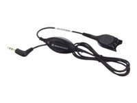 EPOS | SENNHEISER CALC 01 - Câble pour casque micro - EasyDisconnect (M) pour mini jack stéréo (M) - 1 m 502334