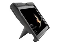 Kensington BlackBelt Rugged Case with Integrated CAC Reader for Surface Go 1, 2, 3, 4 - Boîtier de protection pour tablette - robuste - silicone, polycarbonate, ABC (acrylonitrile butadiène styrène), polyuréthanne thermoplastique (TPU) - noir - gouvernement - pour Microsoft Surface Go, Go 2, Go 3 K97320WW