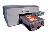 Ricoh Ri 6000 - Directement vers l'imprimante pour vêtements - couleur - jet d'encre piézoélectrique - 356 x 457 mm - 600 x 600 ppp jusqu'à 2.2 impressions/min (couleur) - USB 2.0, LAN 342005