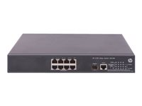 HPE 5120 8G PoE+ (65W) SI - Commutateur - Géré - 8 x 10/100/1000 (PoE+) + 1 x Gigabit SFP - Montable sur rack - PoE+ (65 W) JG310B