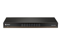 Avocent AutoView AV108 - Commutateur KVM - 8 x KVM port(s) - 1 utilisateur local - de bureau, Montable sur rack - CA 100 - 240 V - avec 8 x câbles 26 broches vers VGA AV108BND8-400