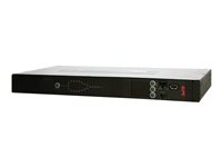 APC Rack Automatic Transfer Switch AP4423 - Commutateur redondant (rack-montable) - CA 230 V - Ethernet 10/100, RS-232, USB - connecteurs de sortie : 9 - 1U - noir - pour P/N: SMTL1000RMI2UC, SMX1000C, SMX1500RM2UC, SMX1500RM2UCNC, SMX750C, SMX750CNC AP4423