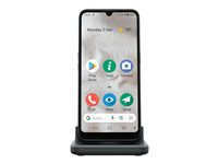 DORO 8100 - 4G smartphone - RAM 2 Go / Mémoire interne 32 Go - microSD slot - 6.1" - 1560 x 720 pixels - 3 x caméras arrière 13 MP, 2 MP, 2 MP - front camera 5 MP - avec Montre Doro noire - gris 8382