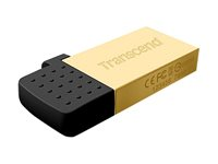 Transcend JetFlash 380 - Clé USB - 64 Go - USB 2.0 / micro USB - or TS64GJF380G