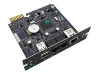 APC Network Management Card 2 with Environmental Monitoring - Carte de supervision distante - 10/100 Ethernet - noir - pour P/N: SMTL1000RMI2UC, SMTL750RMI2UC, SMX2KR2UNCX145, SRT1000XLJ, SRT1500XLJ, SRT2400XLJ AP9631X711