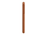 Apple - Trousse pour stylo numérique - cuir - marron selle - pour Pencil MQ0V2ZM/A