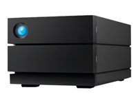 LaCie 2big RAID STHJ16000800 - Baie de disques - 16 To - 2 Baies - HDD 8 To x 2 - USB 3.1 Gen 2 (externe) - avec Plan de service de récupération des données d'une durée de 5 ans STHJ16000800