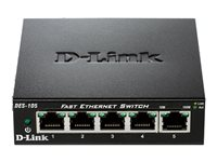 D-Link DES 105 - Commutateur - 5 x 10/100 - de bureau DES-105