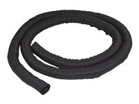 StarTech.com Passe-câble de 2 m - Gaine tressée auto-fermante - Gestionnaire de câbles en tissue trimmable (WKSTNCM) - Kit de gaines pour câbles - noir - 2 m WKSTNCM