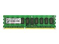 Transcend - DDR3 - module - 4 Go - DIMM 240 broches - 1333 MHz / PC3-10600 - CL9 - 1.5 V - mémoire enregistré - ECC TS512MKR72V3N