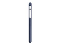Apple - Trousse pour stylo numérique - cuir - bleu nuit - pour Pencil MQ0W2ZM/A