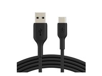 Belkin BOOST CHARGE - Câble USB - 24 pin USB-C (M) pour USB (M) - 1 m - noir CAB001BT1MBK