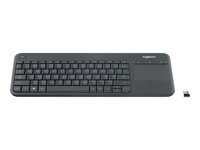 Logitech K400 - Clavier - avec pavé tactile - sans fil - 2.4 GHz - français 920-008359