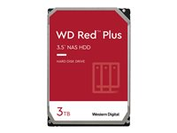 WD Red Plus NAS Hard Drive WD30EFRX - Disque dur - 3 To - interne - 3.5" - SATA 6Gb/s - mémoire tampon : 64 Mo - pour My Cloud EX2; EX4 WD30EFRX