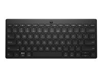 HP 350 Compact Multi-Device - Clavier - sans fil - Bluetooth 5.2 - Français - noir - emballage recyclable 692S8AA#ABF