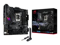 ASUS ROG STRIX B660-G GAMING WIFI - Carte-mère - micro ATX - Socket LGA1700 - B660 Chipset - USB-C Gen2, USB-C Gen1, USB 3.2 Gen 1, USB 3.2 Gen 2, USB-C Gen 2x2 - 2.5 Gigabit LAN, Wi-Fi 6, Bluetooth - carte graphique embarquée (unité centrale requise) - audio HD (8 canaux) 90MB18Y0-M0EAY0