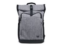 Acer Predator Rolltop JR. - Sac à dos pour ordinateur portable - 15.6" - gris, noir - pour Predator Helios 300; Predator Triton 300; 500 NP.BAG1A.292