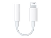 Apple Lightning to 3.5 mm Headphone Jack Adapter - Adaptateur Lightning vers prise de casque - Lightning mâle pour mini-phone stereo 3.5 mm femelle MMX62ZM/A