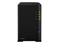 Synology Disk Station DS218play - Serveur NAS - 2 Baies - SATA 6Gb/s - RAID RAID 0, 1, JBOD - RAM 1 Go - Gigabit Ethernet - iSCSI support DS218PLAY