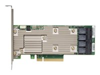 Lenovo ThinkSystem 930-16i - Contrôleur de stockage (RAID) - 16 Canal - SATA / SAS 12Gb/s - profil bas - RAID RAID 0, 1, 5, 6, 10, 50, JBOD, 60 - PCIe 3.0 x8 - pour ThinkSystem SR250; SR630 V2; SR645; SR650 V2; SR665; SR850 V2; SR860 V2; ST250; ST650 V2 7Y37A01085
