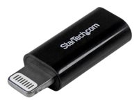 StarTech.com Adaptateur / Convertisseur Apple Lightning à 8 broches vers Micro USB pour iPhone / iPod / iPad - M/F - Noir - Adaptateur Lightning - Micro-USB de type B femelle pour Lightning mâle - noir USBUBLTADPB