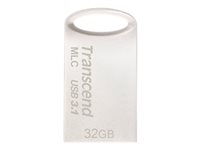 Transcend JetFlash 720 - Clé USB - 32 Go - USB 3.1 - argent TS32GJF720S