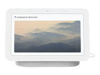 Google Nest Hub (2e génération) - Affichage intelligent - LCD de 7" - sans fil - IEEE 802.11b/g/n/ac, Bluetooth - craie GA01331-FR