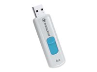 Transcend JetFlash 530 - Clé USB - 8 Go - USB 2.0 - bleu TS8GJF530