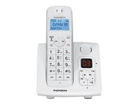 Thomson JASPE - Téléphone sans fil - système de répondeur - DECT - blanc TH-550DRWHT
