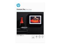 HP Premium Plus Photo Paper - Semi-brillant - A4 (210 x 297 mm) - 300 g/m² - 20 feuille(s) papier photo - pour Officejet 52XX, 6000, 6000 E609, 68XX, 7000 E809, 80XX; Photosmart B110, Wireless B110 CR673A