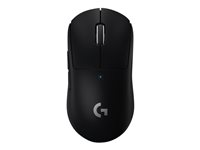 Logitech G PRO X SUPERLIGHT - Souris - optique - 5 boutons - sans fil - 2.4 GHz - récepteur USB Logitech LIGHTSPEED - rouge 910-006784