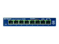 NETGEAR GS108 - Commutateur - 8 x 10/100/1000 - de bureau GS108GE