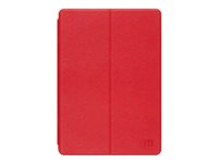 Mobilis Origine - Étui à rabat pour tablette - imitation cuir - rouge - 10.5" 042049