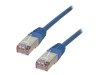 MCL Samar - Câble réseau - RJ-45 (M) pour RJ-45 (M) - 2 m - blindé - CAT 5e - bleu FCC5EBM-2M/B