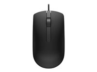 Dell MS116 - Souris - optique - 2 boutons - filaire - USB - noir - Pour la vente au détail 570-AAIR