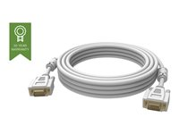 Vision Techconnect - Câble VGA - HD-15 (VGA) (M) pour HD-15 (VGA) (M) - 3 m - blanc TC 3MVGAP