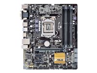 ASUS B85M-G PLUS/USB 3.1 - Carte-mère - micro ATX - Socket LGA1150 - B85 - USB 3.0, USB 3.1, USB-C - Gigabit LAN - carte graphique embarquée (unité centrale requise) - audio HD (8 canaux) B85M-G PLUS/USB 3.1