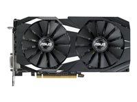 ASUS DUAL-RX580-O4G - OC Edition - carte graphique - Radeon RX 580 - 4 Go GDDR5 - PCIe 3.0 x16 - DVI, 2 x HDMI, 2 x DisplayPort DUAL-RX580-O4G