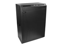 StarTech.com Rack serveur vertical 8U - Baie de brassage à montage mural - Armoire informatique - Coffret réseau - Profondeur de 76,2 cm - Armoire de rack - montable sur mur - noir - 8U RK830WALVS