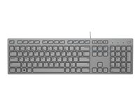 Dell KB216 - Clavier - USB - AZERTY - Français - gris - pour Latitude 3480, 35XX, 5310, 5520, 7400 2-in-1, 9410; Precision 3640; Vostro 3471 580-ADHF