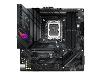 ASUS ROG STRIX B660-G GAMING WIFI - Carte-mère - micro ATX - Socket LGA1700 - B660 Chipset - USB 3.2 Gen 1, USB 3.2 Gen 2, USB-C 3.2 Gen2, USB-C 3.2 Gen 2x2, USB-C 3.2 Gen 1 - 2.5 Gigabit LAN, Wi-Fi 6, Bluetooth - carte graphique embarquée (unité centrale requise) - audio HD (8 canaux) 90MB18Y0-M1EAY0