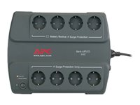 APC Back-UPS ES 400 - Onduleur - CA 230 V - 240 Watt - 400 VA - connecteurs de sortie : 8 - France - Charbon BE400-FR