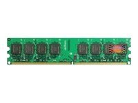 Transcend JetRAM - DDR2 - module - 1 Go - DIMM 240 broches - 667 MHz / PC2-5300 - CL5 - 1.8 V - mémoire sans tampon - non ECC JM667QLJ-1G