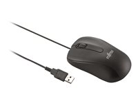 Fujitsu M520 - Souris - droitiers et gauchers - optique - 3 boutons - filaire - USB - noir - pour Celsius H7510, J5010, W5010; ESPRIMO D7010, D7011, D9010, D9011, G9010, K5010/24, P9910 S26381-K467-L100