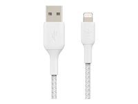 Belkin BOOST CHARGE - Câble Lightning - Lightning mâle pour USB mâle - 15 cm - blanc CAA002BT0MWH