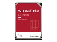 WD Red Plus WD10EFRX - Disque dur - 1 To - interne - 3.5" - SATA 6Gb/s - mémoire tampon : 64 Mo - pour My Cloud EX2; EX4 WD10EFRX